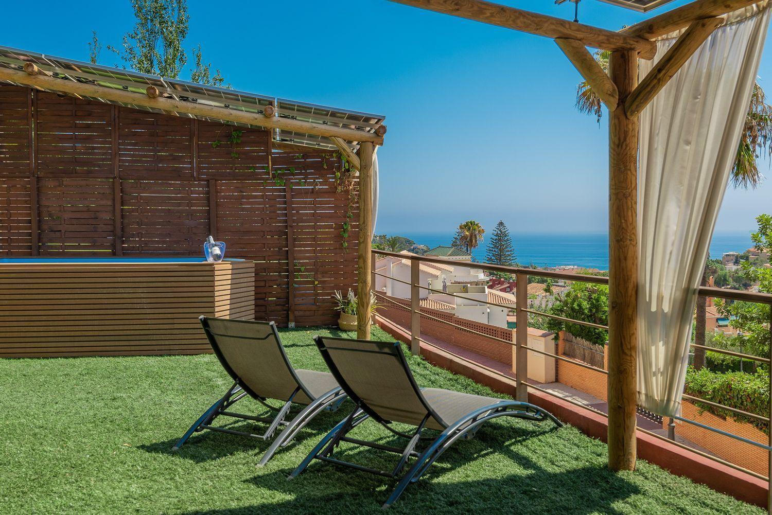 Apartamento Sea View With Shared Terrace Málaga Exterior foto